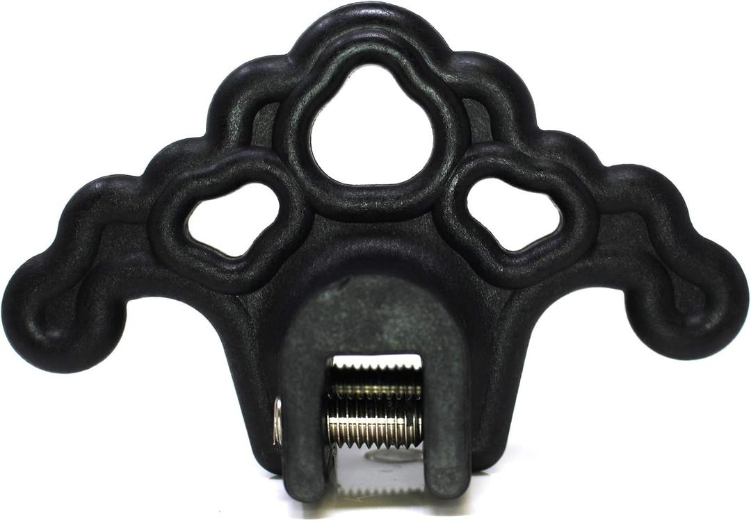 JSP Manufacturing Plastic Roof Ice Guard Snow Guard Snow Stops for Standing Seam Metal Roofing - Multi-Color/Multi-Pack Listing (1, Black)