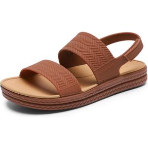 DREAM PAIRS Women Water Sandals Comfortable Flat Beach Platform Dressy Summer Walking Shoes, Size: 9