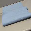 Non-Slip Bathtub Mat OTHWAY Soft Rubber Bathroom Bathmat with Strong Suction Cups (Lake Blue, 16x31.5 inch)