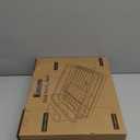 Kitsure Dish Drying Rack for Kitchen Counter, Stainless Steel Sink Organization and Storage Essentials with Cutlery Holder, Home and Appartment Decor, 12''W x 15.5''L, Silver Grey