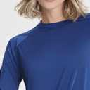 Real Essentials 4 Pack: Women's Rash Guard Sun Shirts  Long Sleeve & 1/4 Zip UPF 50+ Quick Dry UV Protection Tops (Plus) (XXL)