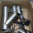 Sineside Electric Exhaust Cutout 3.0 Inch with Elbow Muffler Exhaust Valve Kit with One Controller Remote Kit