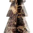 Creative Co-Op Interlocking Marble Tree Decor, Red