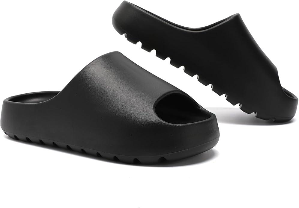 Cloud Slides, Unisex EVA Soft Recovery Slides,Thick Sole Open Toe Mens Pillow Slides Shower Shoes Outdoor&Indoor House Slippers, Size: 9.5-10.5 Women/8.5-9.5 Men