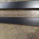 BLIKA 2Pack 8FT Stainless Steel Cable Railing Handrail, Black Rectangular Handrail Flat Top Rail with End Caps for Deck Stair Cable Railing System, Deck Hand Rails for Indoor/Outdoor, BL01-T