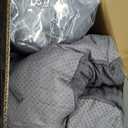 Love's cabin Memory Foam Chair Cushions Set of 2, Outdoor/Indoor Chair Pads for Dining Chairs 2 Pack, Seat Cushions for Kitchen, Dining Room, Office, Patio Chairs, 15.5"x15.5"x3.5" Grey