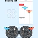 2 x Joycon Charger Cable, TRANSNOVO Joy Con Controller Charging Cord, 9.8FT Joy con Accessories Compatible with Nintendo Switch 2 Joycon Controllers, USB-A Ports, 2 Pack