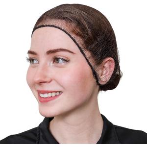 Disposable Honeycomb Nylon Hair Nets | Breathable | 1,000 Count [BLACK | BLUE | BROWN | WHITE |18"