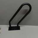 Hand Rails for Outdoor 1-2 Steps, Indoor Stairs, Bathroom, Wall Mount Non-Slip U-Shape Stair Hand Railing Black 1 Pack