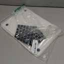 KEROM Compatible for MacBook Pro 14 Inch Case 2026 M5, 2021-2025 M4 M3 M2 M1 A3427 A3426 A3434 A3112 A3185 A3401 A2918 A2992 A2779 A2442, Crocodile Skin PU Leather Hardshell & Keyboard Cover, White