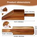 Mattress Lifter & Sheet Tucker Tool Set, Mattress Wedge Elevator, Bed Sheet Tucking Paddle, Used for Lifts & Holds The Mattress, Tucks Sheets, Removes Sheets, Alleviating Back Pain (Acacia Wood)