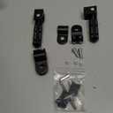 Universal Foot Pegs for Ridstar Q20, Ebike, Motorcycle - Foldable Anti-Skid Footrest with Anodic Oxidation Coating, Dual Mounting for 30-35mm Tube & M8 Hole (1 Pair, Black)