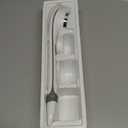 VOYOR Electric Body Brush Back Scrubber for Shower Rechargeable Exfoliating Bath Brush Powered Shower Brush with Non-Slip Long Handle Deep Cleansing, Exfoliation, Massaging Spin Brush BC100 (Grey)