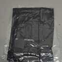 Womens Casual Faux Leather Shorts (Black, M)