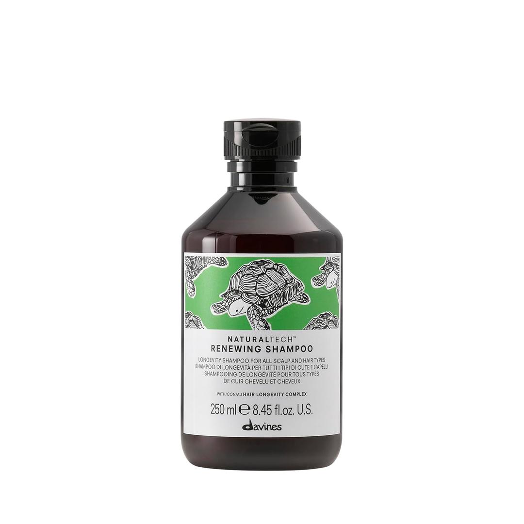 Davines Naturaltech RENEWING Shampoo, Gentle Cleansing That Promotes The Well Being Of Hair And Scalp, 8.45 Fl Oz (Pack of 1)