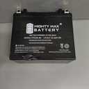 Mighty Max Battery YT12B-4-12 Volt 10 AH, 125 CCA, Rechargeable Maintenance Free SLA AGM Motorcycle Battery