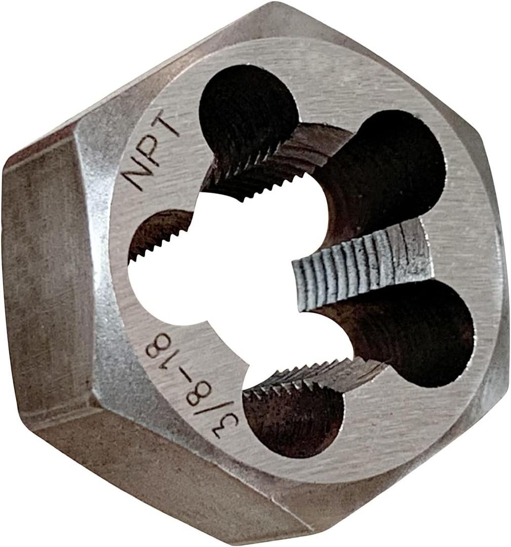 NPT Pipe Hex Die Cartbon Steel 3/8"-18