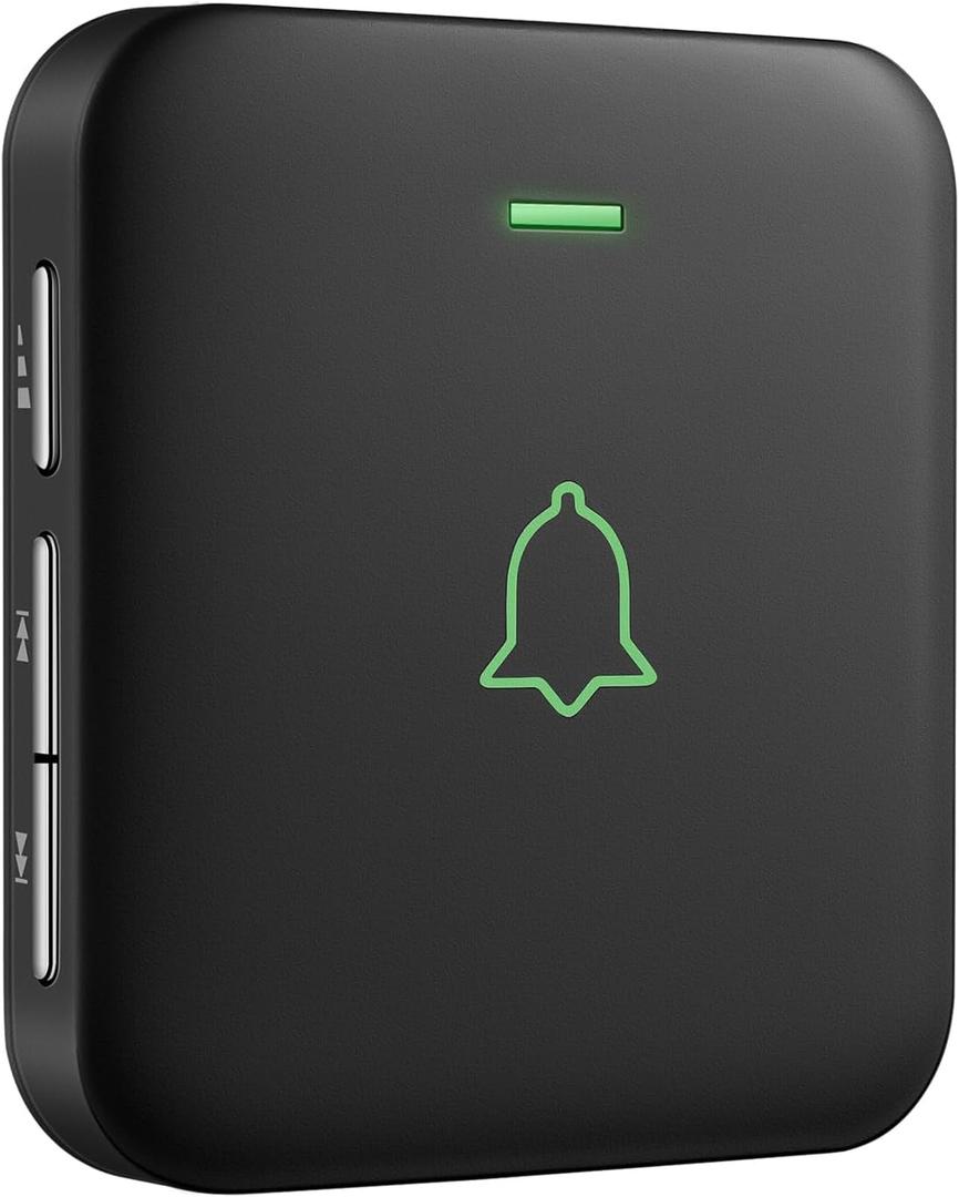 AVANTEK Mini Doorbell Add-on Plug-in Receiver, Black, CR-1