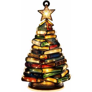 Book Christmas Ornament - Book Ornament - Book Ornaments - Book Lover Gifts - Book Lover Gifts for Women - Just A Girl Who Loves Books - Books Merch - Bookish Gift for Women