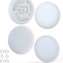 2026 New Air Tags-4 packApple MFi CertifiedSmart Bluetooth Tracker 4 Pack (iOS Only),Item Locator Works with Find My,Replaceable Battery Key Finder for Keys,Bags,Luggage,Wallet (White, A Tag 4Pack)