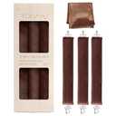 Heatless Curls, Heatless Curls Overnight Hair Care Set - Jumbo Velvet Hair Curlers to Sleep In, Soft Heatless Curling Rods for All Hair Types (Brown)