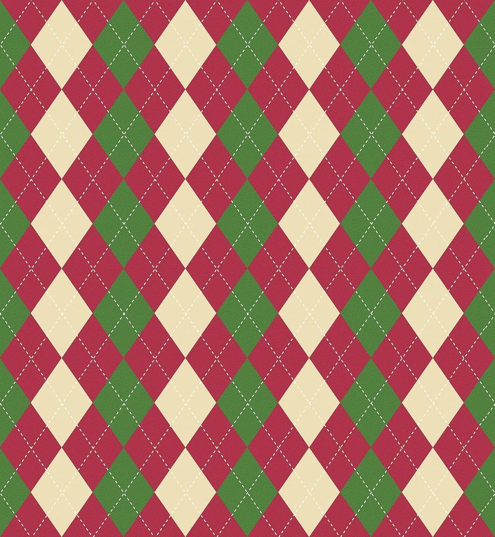 Retro Plaid Peel and Stick Wallpaper Vintage Argyle Geometric Plaid Contact Paper Checkered Wallpaper for Bedroom Kitchen Cabinet Self Adhesive Christmas Decorations Wall Paper 17.5"118"