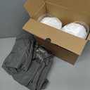 Favoyard Patio Chair Cushions 18.5 x 16 x 3 Inch Waterproof Outdoor Seat Cushions for Patio Furniture 3-Year Color Fastness Garden Sofa Couch Chair Pads with Handle & Adjustable Straps Set of 2, Grey