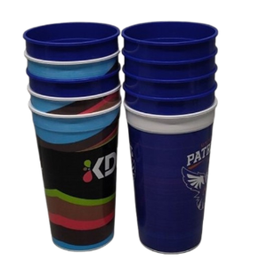 Lightweight Plastic Cups Mix (Pack Of 10)