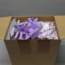 Boao 6 Set Baby Shower Game Prizes for Player Winners Tumblers with Lids Straws Mirrors Hair Scrunchies Pens Hair Clips Gift Bags for Baby Bridal Shower Wedding Game Favors(Purple Butterfly)