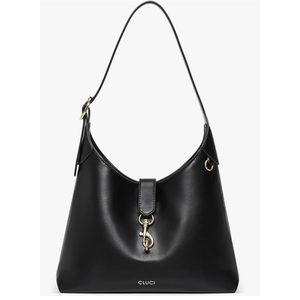 CLUCI Womens Purses and Handbags, Soft Vegan Leather Hobo Bags with Adjustable Strap, Lightweight Slouchy Shoulder Bag (Black)