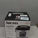 AROMA 8-Cup (Cooked) / 2 Qt. Digital Rice & Grain Multicooker, Durable Nonstick Inner Pot, Oatmeal, Steam, White & Brown Rice, Keep Warm