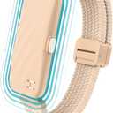 Homedics WakeBand Silent Vibrating Alarm Wristband, Ultra-Light Comfortable Design, 9 Vibration Patterns & 9 Intensities, Up to 6-Day Battery, iOS/Android App, Cream