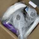 Scrubbing Steam Mop, Steam Mops for Floor Cleaning with Rotating Pads, 4 Cleaning Modes & LED Headlights, Swivel Steering,Safe for all Sealed Hard Floors F2 (Purple)