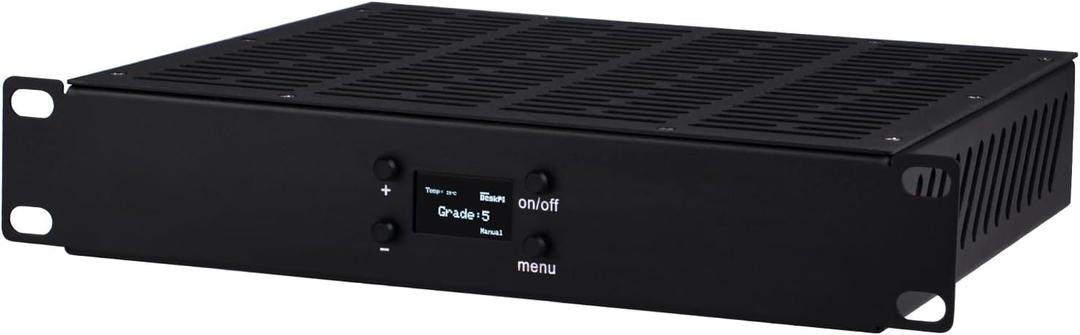 GeeekPi 10inch 1U Rack Mount Fan Unit with 4 Fans for DeskPi RackMate T1/T0/T2/T0 Plus/T1 Plus/TL1/10 inch Mini Server Rack