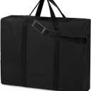 SIRUITON Folding Table Storage Bag, Portable 600D WaterProof Carry Bag for Folding Picnic/Camp Tables with Reinforcing Plate & Shoulder Strap, 36"D x 30"W x4.5"H Fits 6FT Folding TablesBag Only