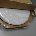 Mayfair Cassel Slow Close Toilet Seat, Easy Clean, Non Slip Premium Wood Seat, Easy Install, Made in USA, Round, White
