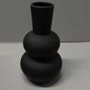 Ceramic Vase for Home Decor, Abstract Irregular Design Flower Vase, Living Room Decor Minimalist Decorative Vases for Pampas Grass