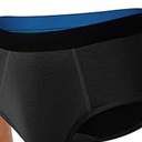 SUNCHIRI Incontinence Underwear for Men, 150ML Absorbent Washable Protective Leak Proof Reusable, Briefs 1 Pack (Multicolor01, XLarge)