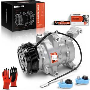 A-Premium Air Conditioner AC Compressor with Clutch Compatible with Mazda 3 2004-2009, 3 Sport 2009, 5 2006-2010, 2.0L 2.3L