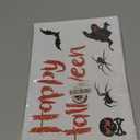 4 x XZENTIRA 64 PCS Halloween Window Clings 9 Sheets Black Scary Bat Ghosts Pumpkin Double-Sided Window Stickers for Happy Halloween Party Decoration Glass Décor Indoor and Outdoor