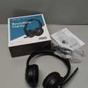 AOC Wireless Headset with Mic for Work, Bluetooth 5.4 Headphones with Noise Canceling Microphone, USB C, 30H, Clear Calls & Mic Mute for PC, Laptop, Cell Phones, Zoom - Black