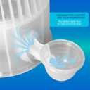Pet Water Dispenser for Dogs and Cats, 67.6 oz Gravity-Fed Water Bowl for Clean Drinking, Prevents Wet Fur, BPA-Free Polypropylene, (Clear)
