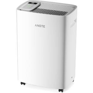 4500 Sq.Ft Dehumidifier for Basement with Drain Hose, ANDTE 52 Pints Smart Compressor Dehumidifiers for Home Large Room, Bathroom, Intelligent Humidity Control, Touch Control Panel, Auto Defrost