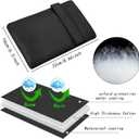 2 x Ponpon Outdoor Faucet Cover for Winter, 6.3" W x 9" H Garden Faucet Socks for Freeze Protection, Reusable Waterproof Thickened Outside Yard Insulated Spigot Cover (4)