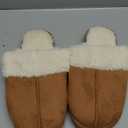 Litfun Women's Fuzzy Memory Foam Slippers Fluffy Winter House Shoes Indoor and Outdoor (9-10)