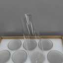 7pcs Glass Cylinder Vases for Centerpieces - 10 Inch Tall Glass Vases for Flower, Clear Flower Vase Bulk Floating Candle Vase for Table Centerpiece Wedding Home Dcor