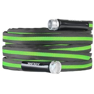 AOLINK RV Drinking Water Hose 15FT, Lead-Free, Fabric Reinforced, Lightweight, 3/ 4 GHT Fitting, Abrasion Resistant
