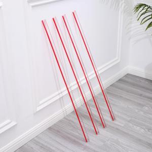 Gaahing 4Pcs Peel and Stick Clear Corner Guards, Self-Adhesive L-Shaped Outside Corner Shield for Wall Edge Furniture Door Frame Protector Bumper (3.9ft x 1.0in)