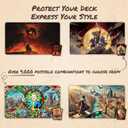 Spectrum MTG Card Sleeves (Textured) - 104 Count Standard Size TCG Sleeves - Compatible with Magic The Gathering - Double Sleeving - Original Art Design, Premium Protection