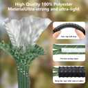 Tree Swing Ropes Heavy Duty, Adjustable Extendable Hammock Hanging Straps for Outdoor Swings Hammock Playground Set Accessories, 3.3Ft(40") of 2Pack, Green